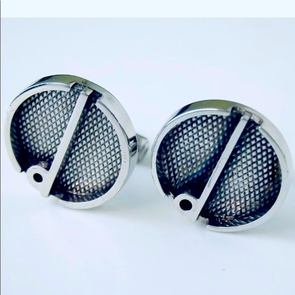 𝅺DUNHILL Vintage Sterling Silver Cuff Links - Picture 1 of 10